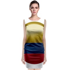 Colombia Flag Country National Classic Sleeveless Midi Dress by Sapixe