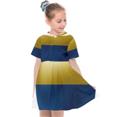 Colombia Flag Country National Kids  Sailor Dress by Sapixe