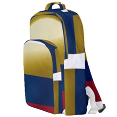 Colombia Flag Country National Double Compartment Backpack by Sapixe