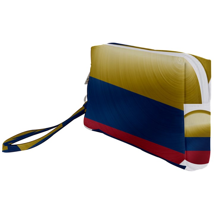 Colombia Flag Country National Wristlet Pouch Bag (Small)