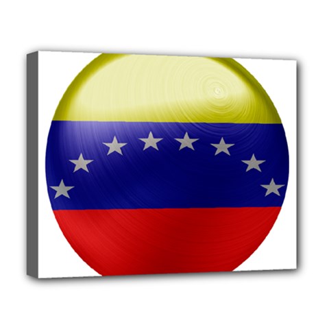 Venezuela Flag Country Nation Deluxe Canvas 20  X 16  (stretched) by Sapixe