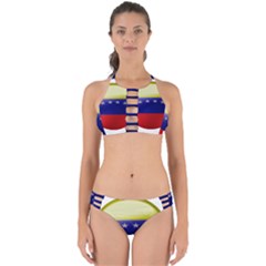 Venezuela Flag Country Nation Perfectly Cut Out Bikini Set by Sapixe