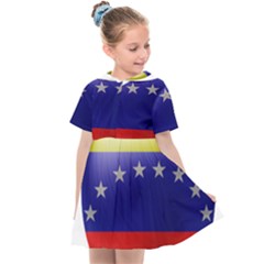 Venezuela Flag Country Nation Kids  Sailor Dress by Sapixe