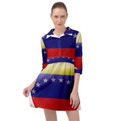 Venezuela Flag Country Nation Mini Skater Shirt Dress