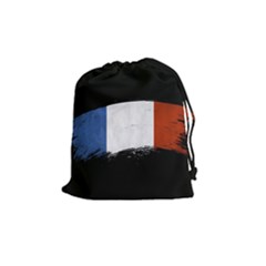 Flag France Flags French Country Drawstring Pouch (medium) by Sapixe