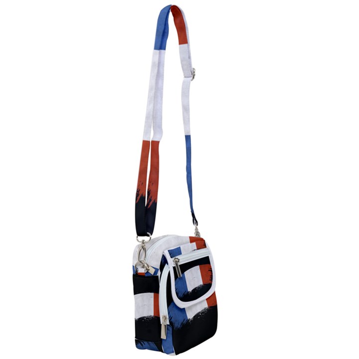 Flag France Flags French Country Shoulder Strap Belt Bag