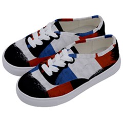 Flag France Flags French Country Kids  Classic Low Top Sneakers by Sapixe