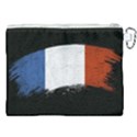 Flag France Flags French Country Canvas Cosmetic Bag (XXL) View2