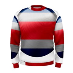 Costa Rica Flag Country Symbol Men s Sweatshirt