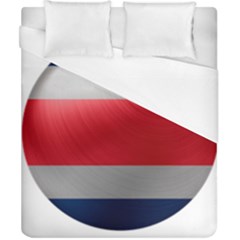 Costa Rica Flag Country Symbol Duvet Cover (california King Size) by Sapixe