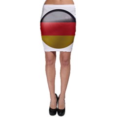 Germany Flag Europe Country Bodycon Skirt by Sapixe