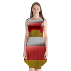 Germany Flag Europe Country Sleeveless Chiffon Dress   by Sapixe