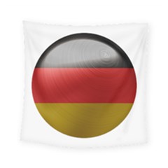 Germany Flag Europe Country Square Tapestry (small) by Sapixe