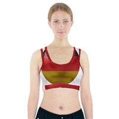 Germany Flag Europe Country Sports Bra With Pocket by Sapixe