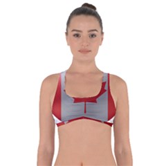 Canada Flag Country Symbol Nation Got No Strings Sports Bra by Sapixe