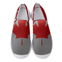 Canada Flag Country Symbol Nation Women s Slip On Sneakers by Sapixe