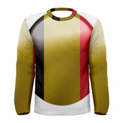 Belgium Flag Country Europe Men s Long Sleeve Tee by Sapixe