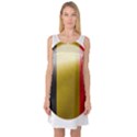 Belgium Flag Country Europe Sleeveless Satin Nightdress View1