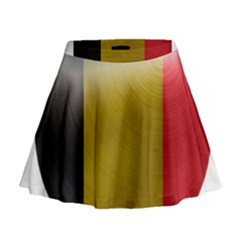 Belgium Flag Country Europe Mini Flare Skirt by Sapixe