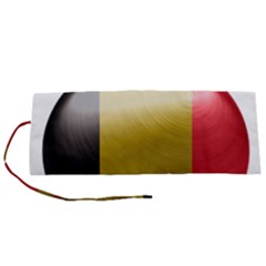 Belgium Flag Country Europe Roll Up Canvas Pencil Holder (s) by Sapixe