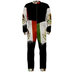 Flag Mexico Country National Onepiece Jumpsuit (men)  by Sapixe