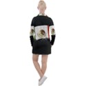 Flag Mexico Country National Women s Long Sleeve Casual Dress View2