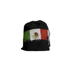 Flag Mexico Country National Drawstring Pouch (xs) by Sapixe