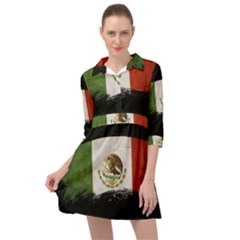 Flag Mexico Country National Mini Skater Shirt Dress