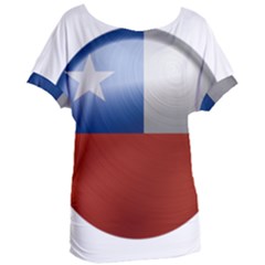 Chile Flag Country Chilean Women s Oversized Tee by Sapixe