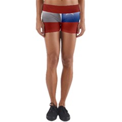 Chile Flag Country Chilean Yoga Shorts by Sapixe