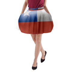 Chile Flag Country Chilean A-line Pocket Skirt by Sapixe