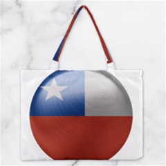 Chile Flag Country Chilean Zipper Medium Tote Bag by Sapixe