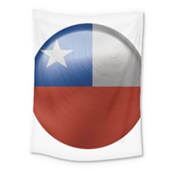 Chile Flag Country Chilean Medium Tapestry by Sapixe