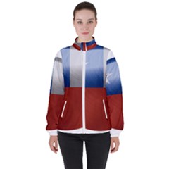 Chile Flag Country Chilean Women s High Neck Windbreaker by Sapixe