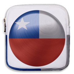 Chile Flag Country Chilean Mini Square Pouch by Sapixe