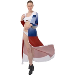 Chile Flag Country Chilean Maxi Chiffon Beach Wrap by Sapixe