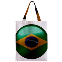 Brazil Flag Country Symbol Zipper Classic Tote Bag by Sapixe