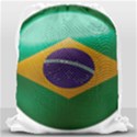 Brazil Flag Country Symbol Drawstring Bag (Large) View2