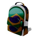 Brazil Flag Country Symbol Flap Pocket Backpack (Large) View1