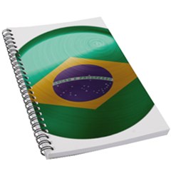 Brazil Flag Country Symbol 5 5  X 8 5  Notebook by Sapixe