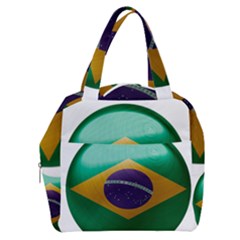 Brazil Flag Country Symbol Boxy Hand Bag by Sapixe