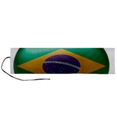 Brazil Flag Country Symbol Roll Up Canvas Pencil Holder (l) by Sapixe