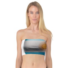 Argentina Flag Country Nation Bandeau Top by Sapixe