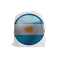 Argentina Flag Country Nation Drawstring Pouch (Large) View1