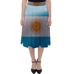 Argentina Flag Country Nation Classic Midi Skirt by Sapixe