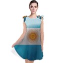 Argentina Flag Country Nation Tie Up Tunic Dress View1