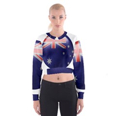 Australia Flag Country National Cropped Sweatshirt by Sapixe