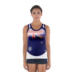 Australia Flag Country National Sport Tank Top  by Sapixe