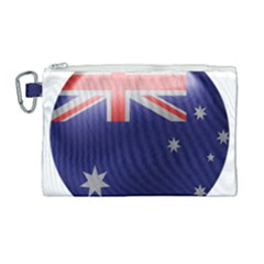 Australia Flag Country National Canvas Cosmetic Bag (large) by Sapixe