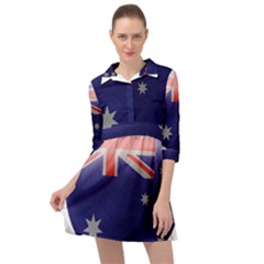 Australia Flag Country National Mini Skater Shirt Dress